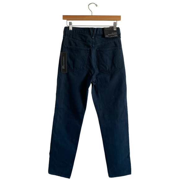 Veronica Beard High Rise Ryleigh Slim Straight Jeans - Picture 2 of 3